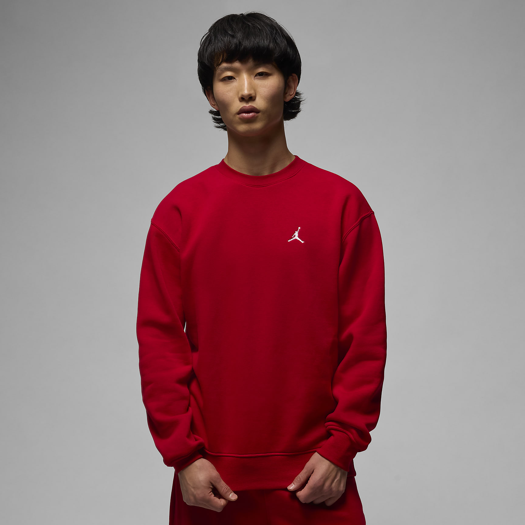 Jordan Brooklyn Fleece Men's Crew-Neck Sweatshirt. Nike LU